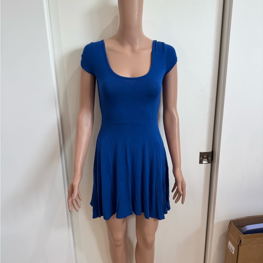 Enough About Me... Vibrant Blue Mini Dress